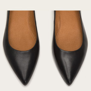 NWOT Frye Sienna Ballet Black Flat Sz 7.5